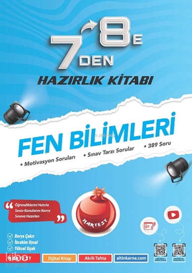 Nartest 7'den 8'e Fen Bilimleri Hazırlık Kitabı