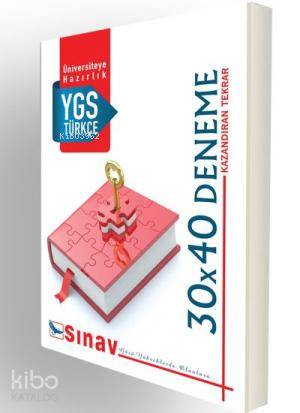 YGS Türkçe 30x40 Deneme