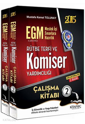 EGM Komiser Yardımcılığı ve Rütbe Terfi Çalışma Kitabı (2 Cİlt)