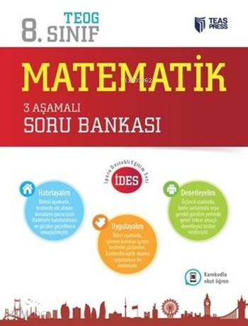 8.Sınıf TEOG Matematik 3 Aşamalı Soru Bankası