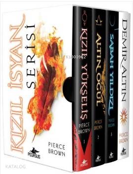  Kızıl İsyan Serisi (4 Kitap Takım Ciltli Kutulu Özel Set) | Pierce Brown | Tuğçe KayıtmazSelim Yeniçeri | Pegasus Yayıncılık | 9786052996768 | 