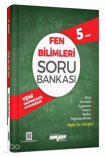 Ankara Yayınları 5. Sınıf Fen Bilimleri Soru Bankası Ankara