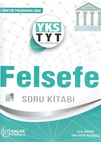  Palme Yayınları TYT Felsefe Soru Kitabı Palme | Zarife Sakarya | Palme Yayınevi | 9786052821404 | 