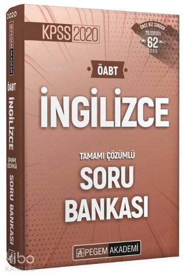2020 KPSS ÖABT İngilizce Tamamı Çözümlü Soru Bankası