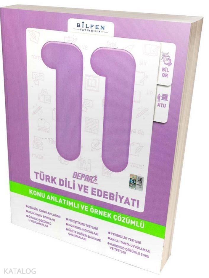 Bilfen Yayınları 11. Sınıf Türk Dili ve Edebiyatı Depar Konu Anlatımlı ve Örnek Çözümlü