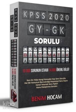 Benim Hocam 2020 KPSS GY-GK Bilgimatik Konu Anlatımlı Örnek Soru Çözümlü