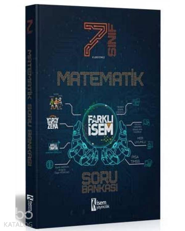 İsem 2021 7.Sınıf Farklı İsem Matematik Soru Bankası İsem Yayıncılık