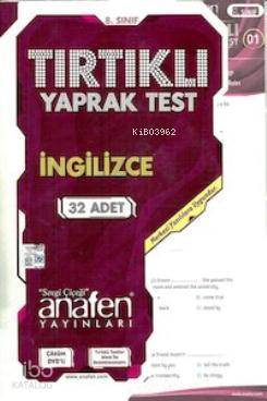 8. Sınıf İngilizce Tırtıklı Test