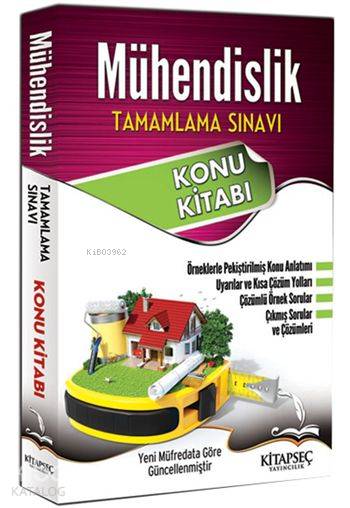 Mühendislik Tamamlama Sınavı Konu Anlatımlı 2015