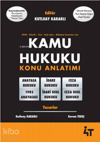 Kamu Hukuku Konu Anlatımı