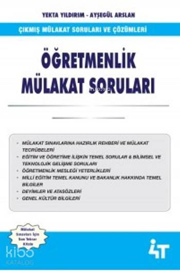 Öğretmenlik Mülakat Soruları