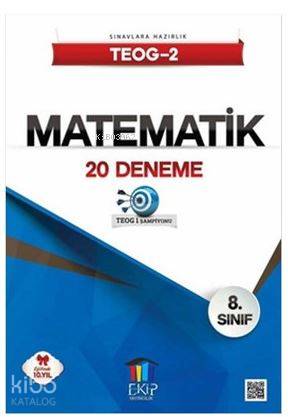8. Sınıf TEOG-2 Matematik 20 Deneme