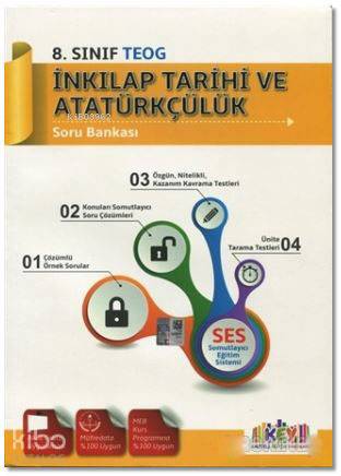 8. Sınıf İnkılap Tarihi ve Atatürkçülük Soru Bankası; Somutlayıcı Eğitim Sistemi