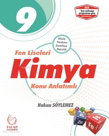  Palme Yayınları 9 Sınıf Fen Liseleri Kimya Konu Anlatımlı Palme | Hakan Söylemez | Palme Yayınevi | 9786052820568 | 