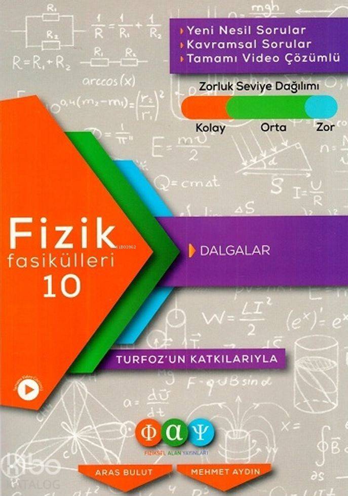 Fiziksel Alan Yayınları Fizik Fasikülleri 10 Dalgalar Fiziksel Alan 