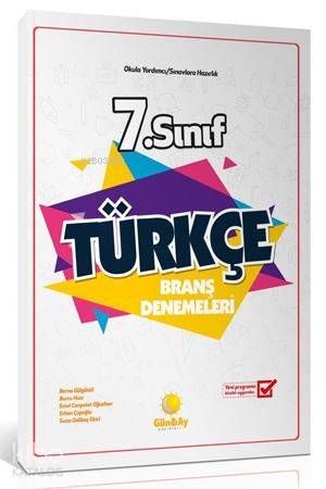 Günay Yayınları 7. Sınıf Türkçe Branş Denemeleri Günay 