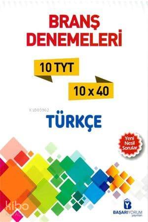 Başarıyorum Yayınları Tyt Türkçe Branş Denemeleri Başarıyorum