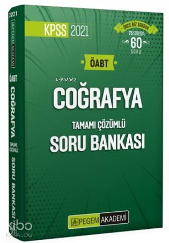 2021 KPSS ÖABT Coğrafya Tamamı Çözümlü Soru Bankası