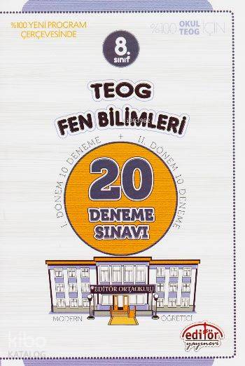 8. Sınıf TEOG Fen Bilimleri 20 Deneme Sınavı