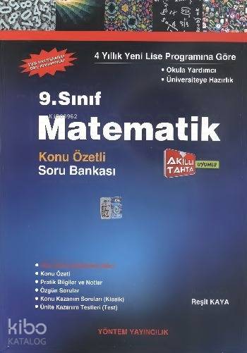 9. Sınıf Matematik Konu Özetli Soru Bankası
