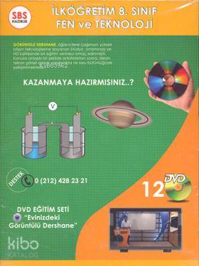 SBS 8. Sınıf Fen ve Teknoloji Görüntülü DVD Seti (12 DVD)