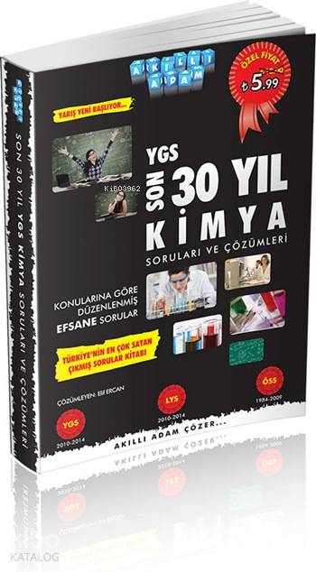 Son 30 Yıl YGS Kimya Soruları ve Çözümleri
