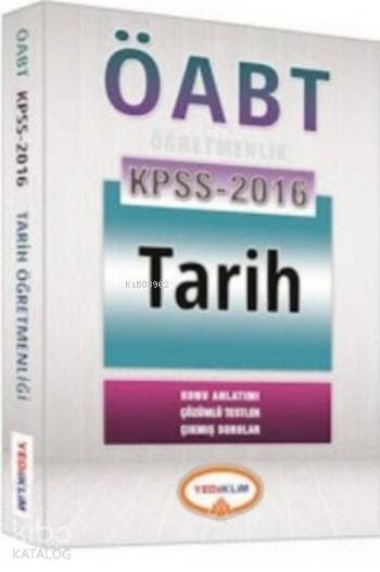 ÖABT KPSS Tarih Konu Anlatımlı 2016