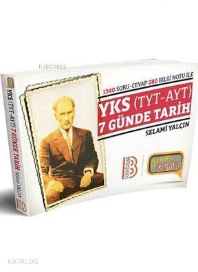 2018 YKS (TYT-AYT) 7 Günde Tarih Soru Cevap Kitabı