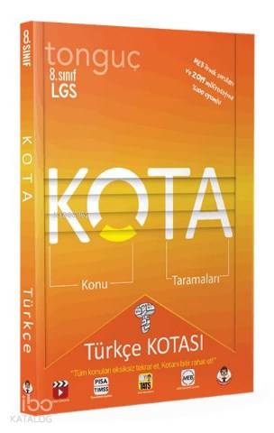 8. Sınıf LGS Kota Konu Tarama - Türkçe Soru Bankası