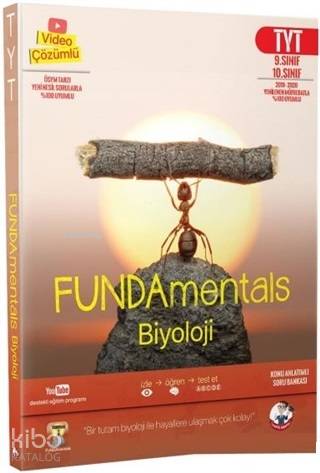 Tonguç Yayınları TYT 9. Sınıf 10. Sınıf FUNDAmentals Biyoloji Konu Anlatımlı Soru Bankası Tonguç 