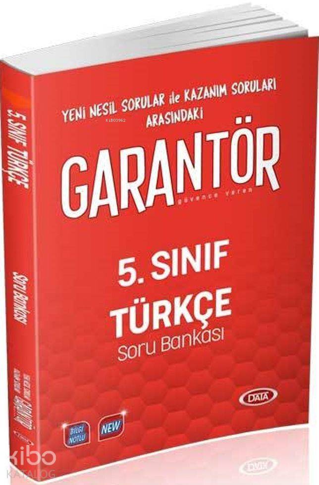 Data Yayınları 5. Sınıf Türkçe Garantör Soru Bankası Data 