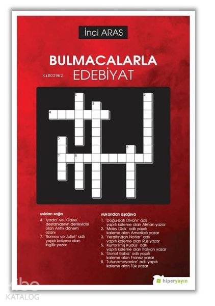  Bulmacalarla Edebiyat | İnci Aras | Hiperlink Yayınları | 9786052814994 | 