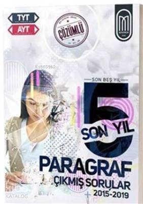 TYT AYT Paragraf Son 5 Yıl Çözümlü Çıkmış Sorular-2015-2019
