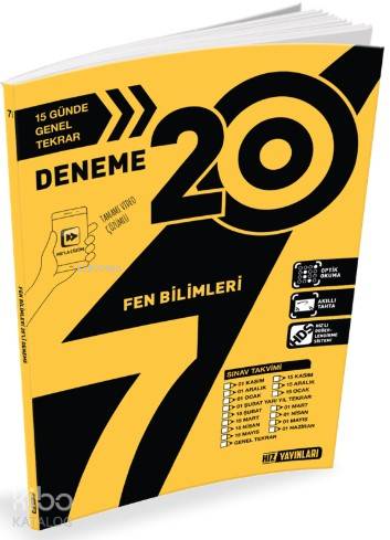 Hız Yayınları 7. Sınıf Fen Bilimleri 20 Deneme Hız 