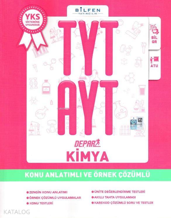 Bilfen Yayınları TYT AYT Depar Kimya Konu Anlatımlı ve Örnek Çözümlü