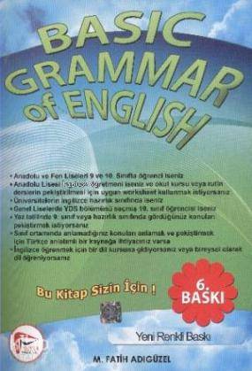 Basic Grammar Of English; Answer Key