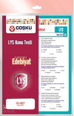 LYS Edebiyat; 24 Adet Konu Testi