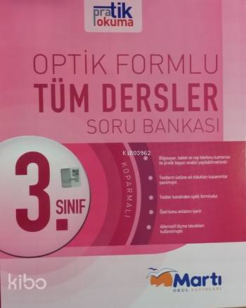 Optik Formlu 3. Sınıf Tüm Dersler Soru Bankası