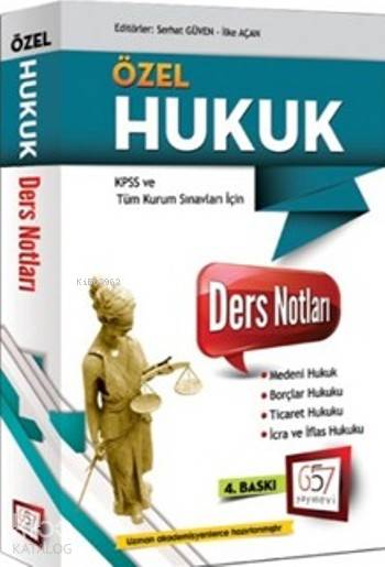 Kpss A Özel Hukuk Ders Notları