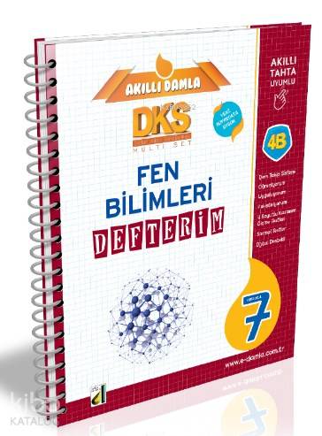  DKS 4B TC Fen Bilimleri Defterim 7 Sınıf | Abdurrahman Karaşahin | Damla Yayınevi | 9786051746319 | 