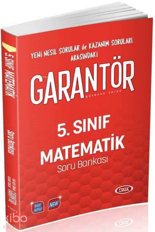 Data Yayınları 5. Sınıf Matematik Garantör Soru Bankası Data 