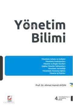 Yönetim Bilimi | Yönetim Bilimi | Ahmet Hamdi Aydın | Seçkin Yayıncılık | 9789750216848 
