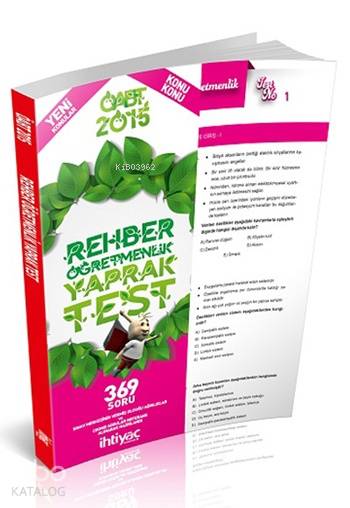 ÖABT Rehber Öğretmenliği Yaprak Test 2015