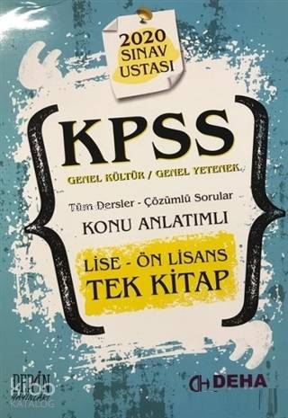 2020 Sınav Ustası KPSS Tüm Dersler Çözümlü Sorular Konu Anlatımı