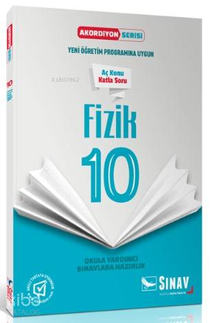 Sınav Dergisi Yayınları 10. Sınıf Fizik Akordiyon Serisi Aç Konu Katla Soru Sınav Dergisi 