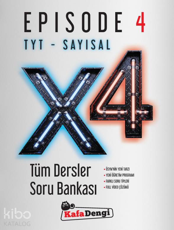 Kafa Dengi Yayınları TYT Tüm Dersler Sayısal Episode 4. Kitap Soru Bankası Kafa Dengi 