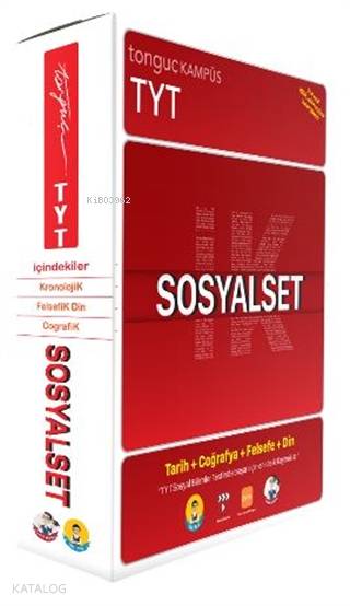 Tonguç Akademi TYT Sosyalset; Tarih + Coğrafya + Felsefe + Din