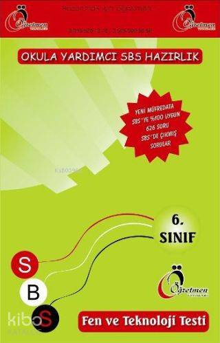 6. Sınıf Okula Yardımcı ve Sınavlara Hazırlık Fen ve Teknoloji Testi