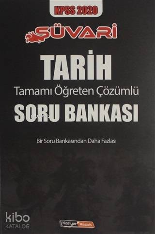 2020 KPSS Süvari Tarih Tamamı Öğreten Çözümlü Soru Bankası