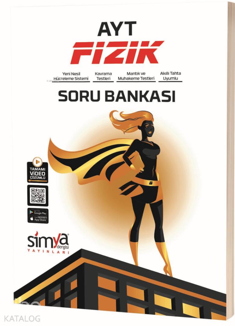 Simya Dergisi Yayınları AYT Fizik Tamamı Video Çözümlü Soru Bankası Simya Dergisi 